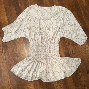 Buddy Love Snake print dress sz small